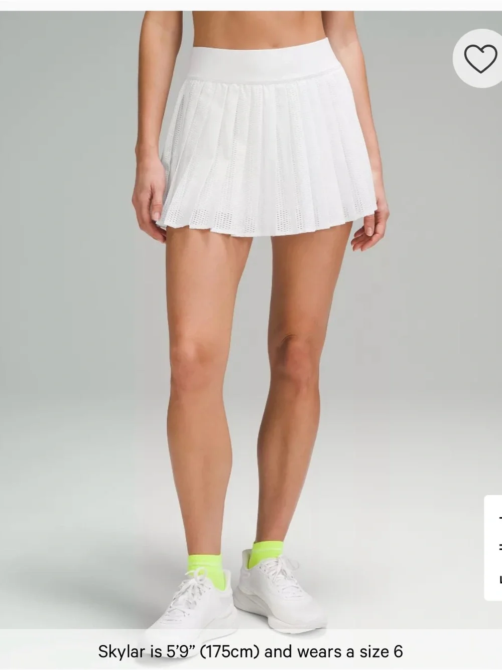Pleated Open-Knit High-Rise Tennis Skirt | Lululemon | Size 14